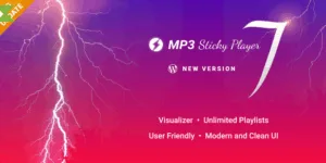 MP3 Sticky Player Wordpress & WooCommerce Plugin