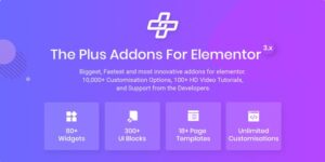 The Plus Addon for Elementor Page Builder WordPress Plugin