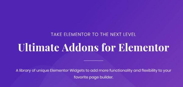 Ultimate Addons for Elementor