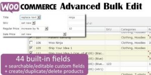 WooCommerce Advanced Bulk Edit