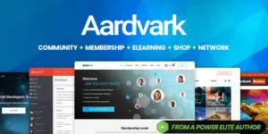 Aardvark - Community, Membership, BuddyPress Theme